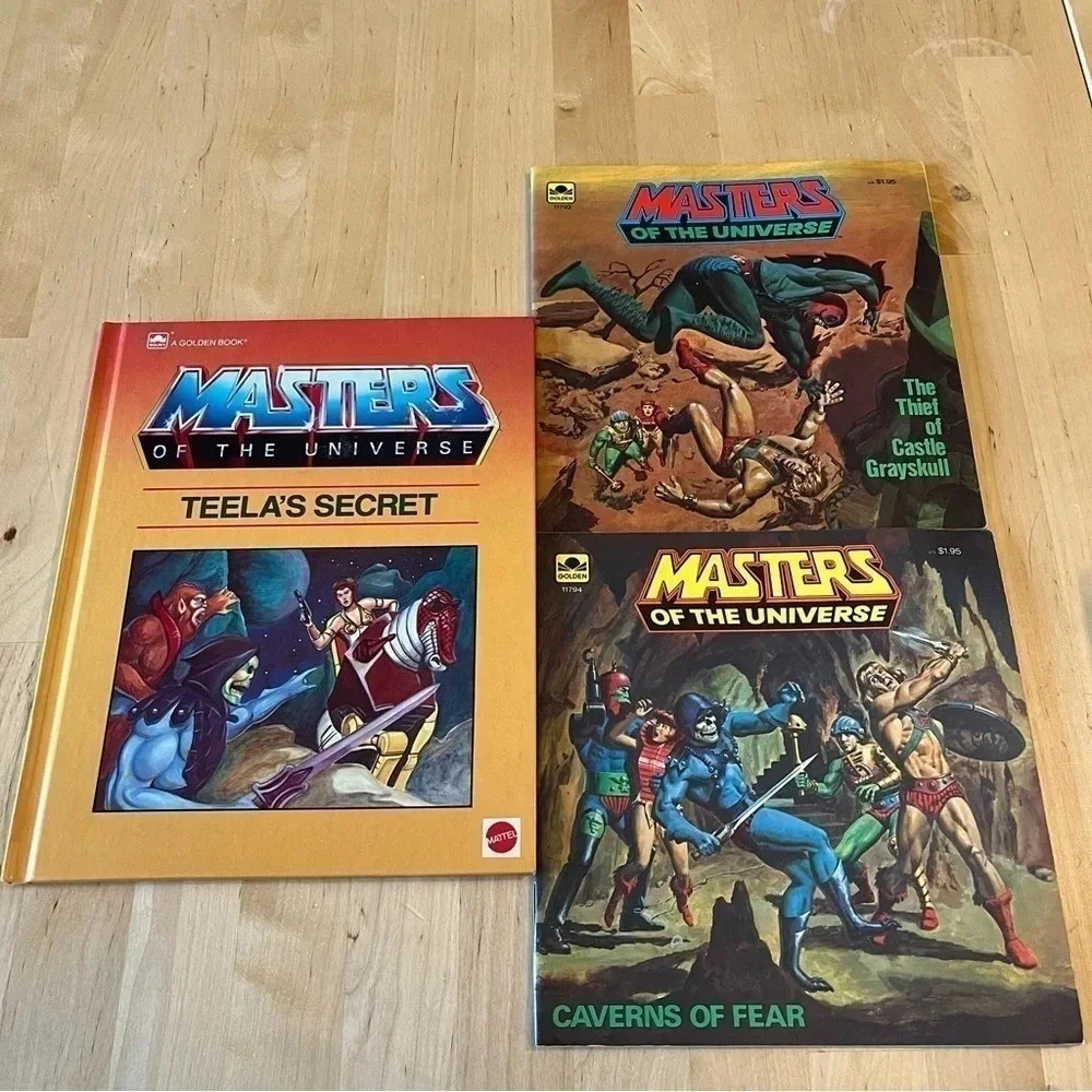 Masters of the Universe Lot of 3 Books Teela's Secret Thief of Castle Grayskull
